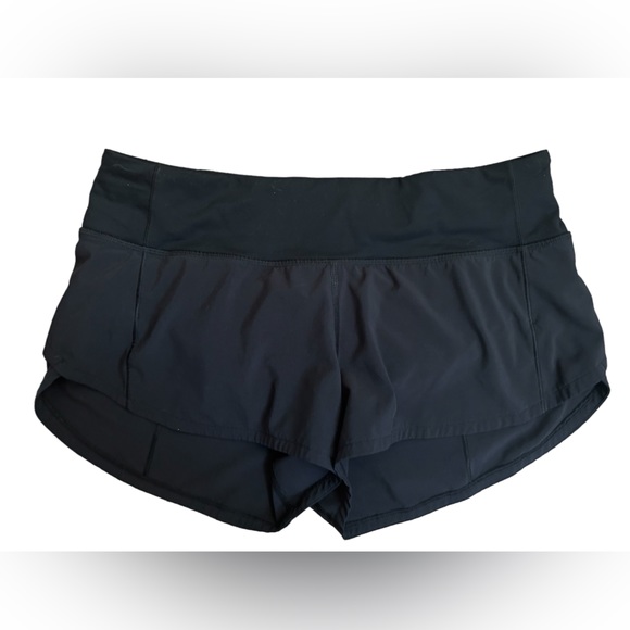 lululemon athletica Pants - Lululemon Black Speed Up Shorts 4"